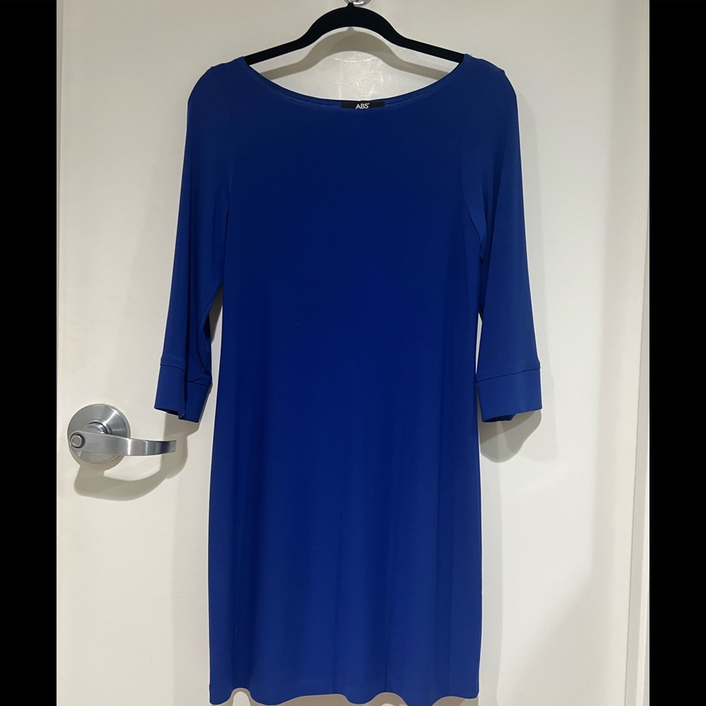 ABS Allen Schwartz Cobalt Blue Dress Size Medium